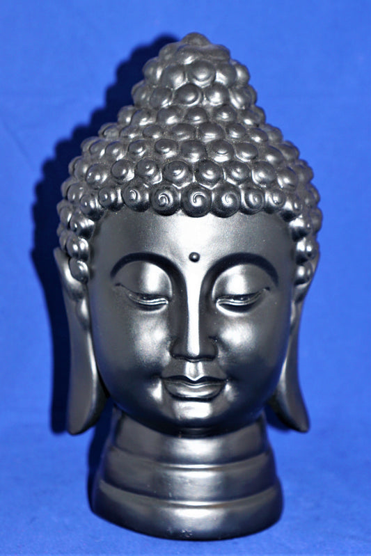 Buddhakopf schwarz