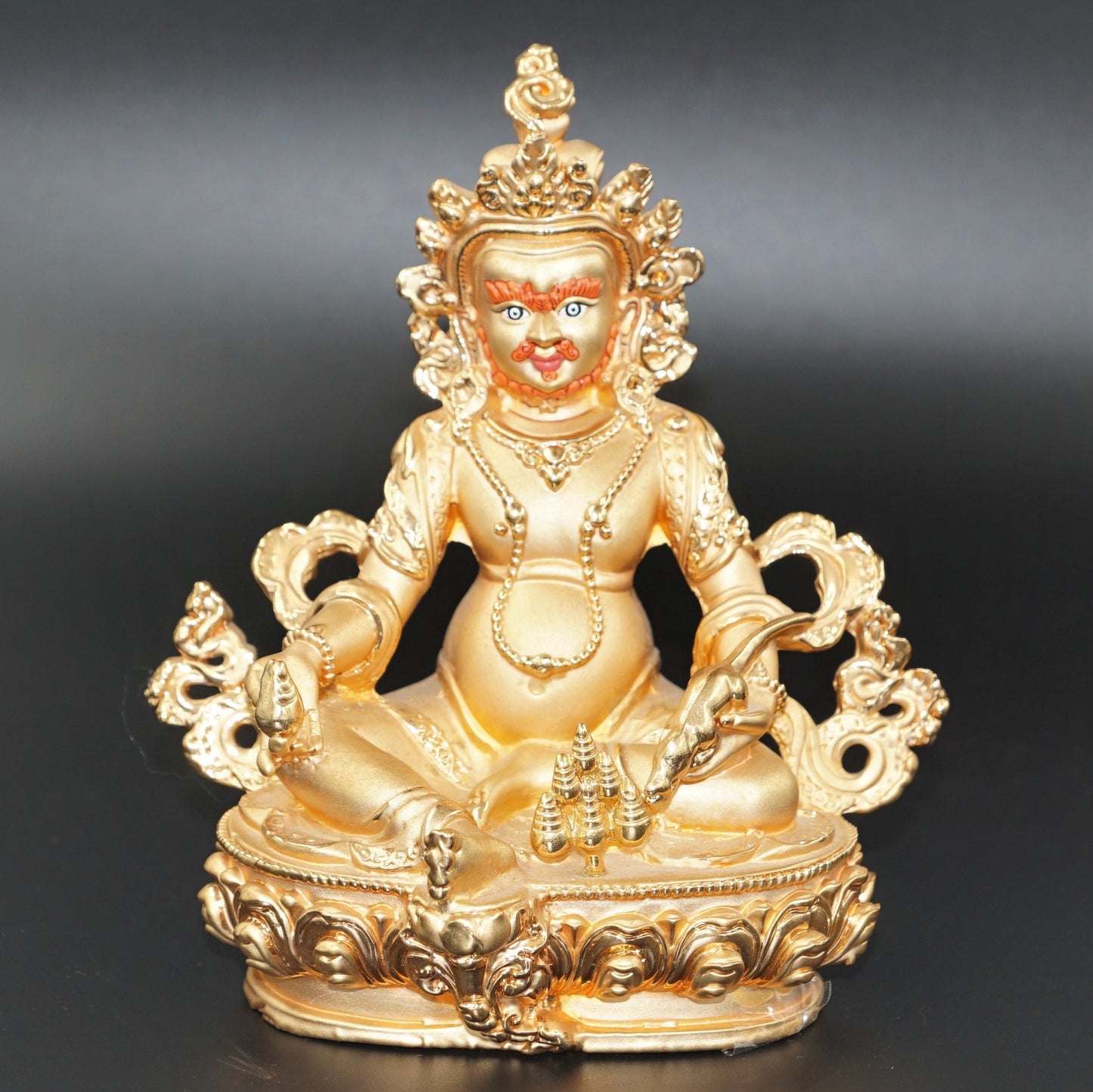 Goldener Kubera Lord of Wealth